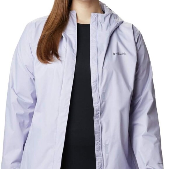 🆕Columbia Women’s Arcadia II Rain Jacket, 1X - Twilight, Brand New, Authentic - Picture 7 of 7